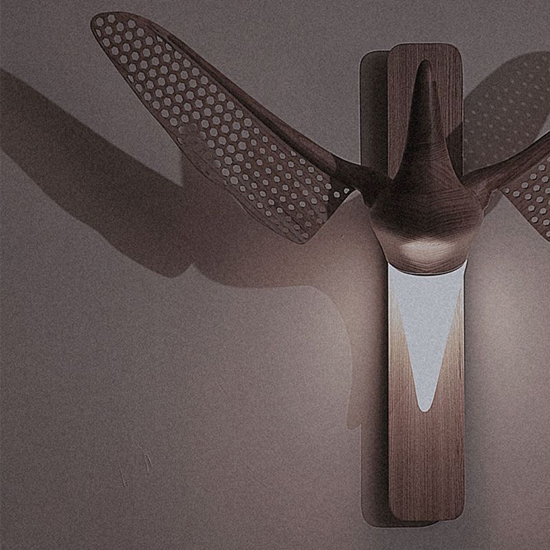 Lámpara de pared en forma de gaviota de estilo diseñador 1 Luz de la sala de estar de la sala de estar Luz montada en la pared