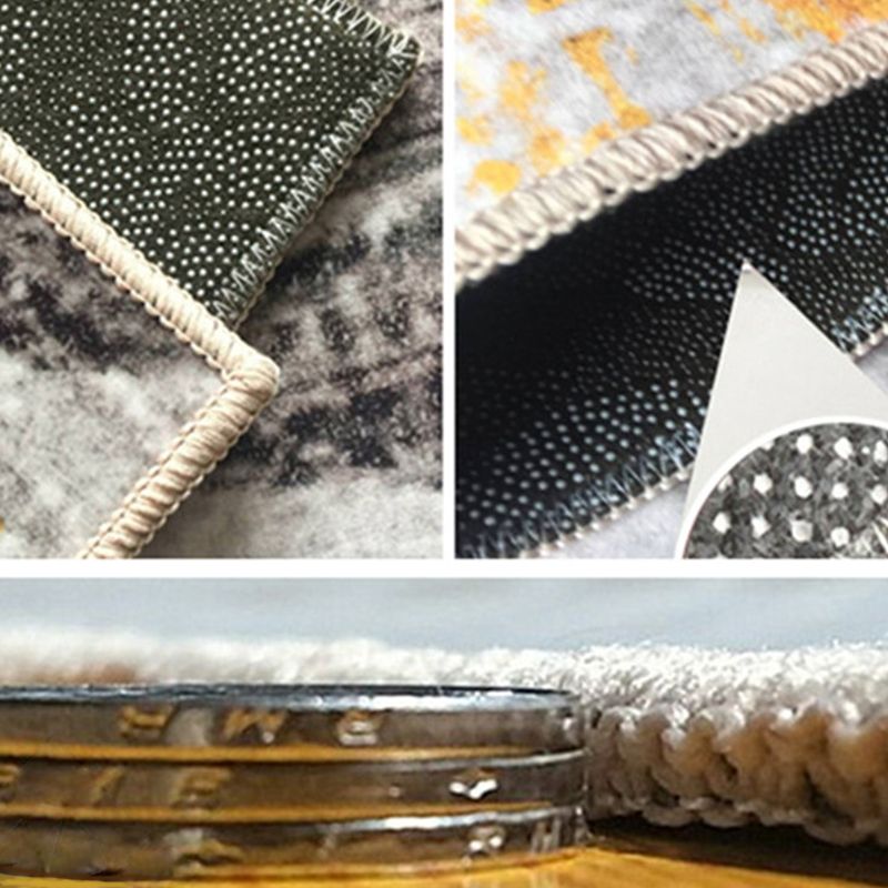 Creative Home Decoration Rug Multi Color Geometric Print Area Rug Polypropylene Anti-Slip Easy Care Carpet