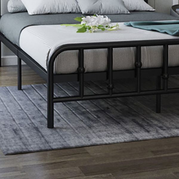 Luxurious Low Profile Bed Frame Metal Standard Bed with Headboard