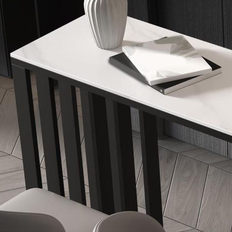 Modern Style Sintered Stone 1/2/4 Pieces Bar Table Set Rectangle Bar Table for Home Use