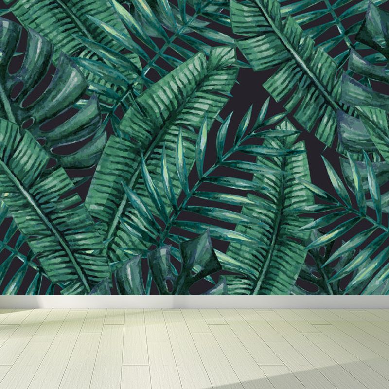 Peinture murale botanique tropicale naturelle, décoration murale décorative de couleur douce pour la cuisine