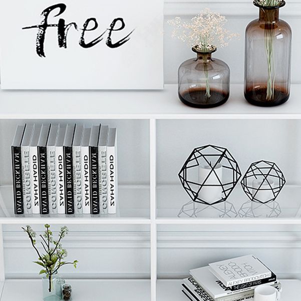 Contemporary Console Accent Table Antique Finish Rectangle Sofa Console Table in Metal