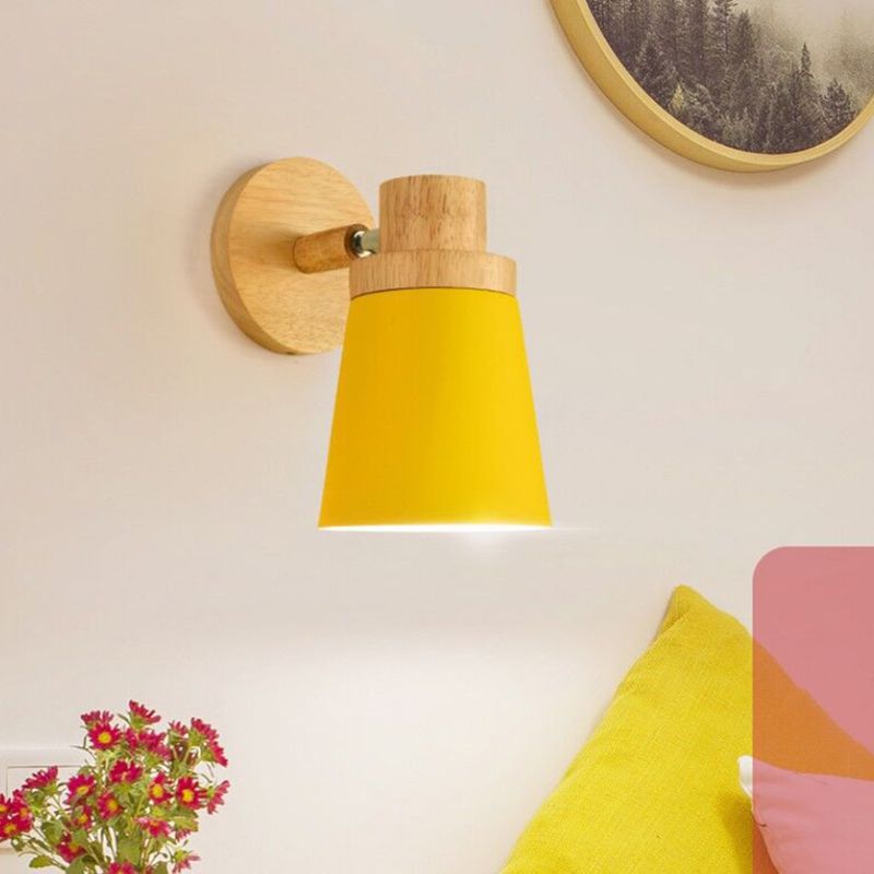 Modern Style Geometric Wall Light Sconces Metal 1 Light Wall Lighting Ideas