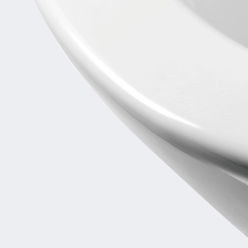 Modern Siphon Jet Toilet Bowl Wall Mount Flush Toilet with Seat for Bathroom