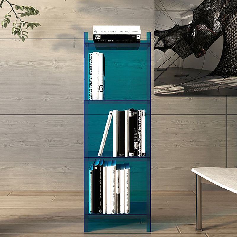 Scandinavian Home Office Bookshelf Acrylic Closed Back Bookcase