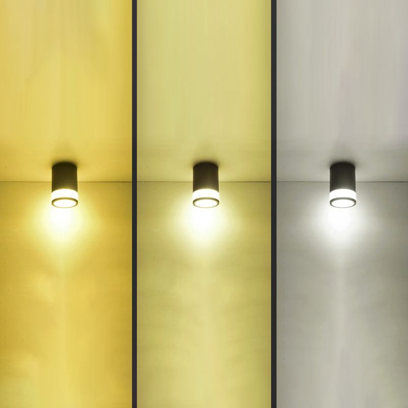 Lampada da incasso a forma di cilindro nordico Lampada da incasso a LED per soggiorno in acrilico