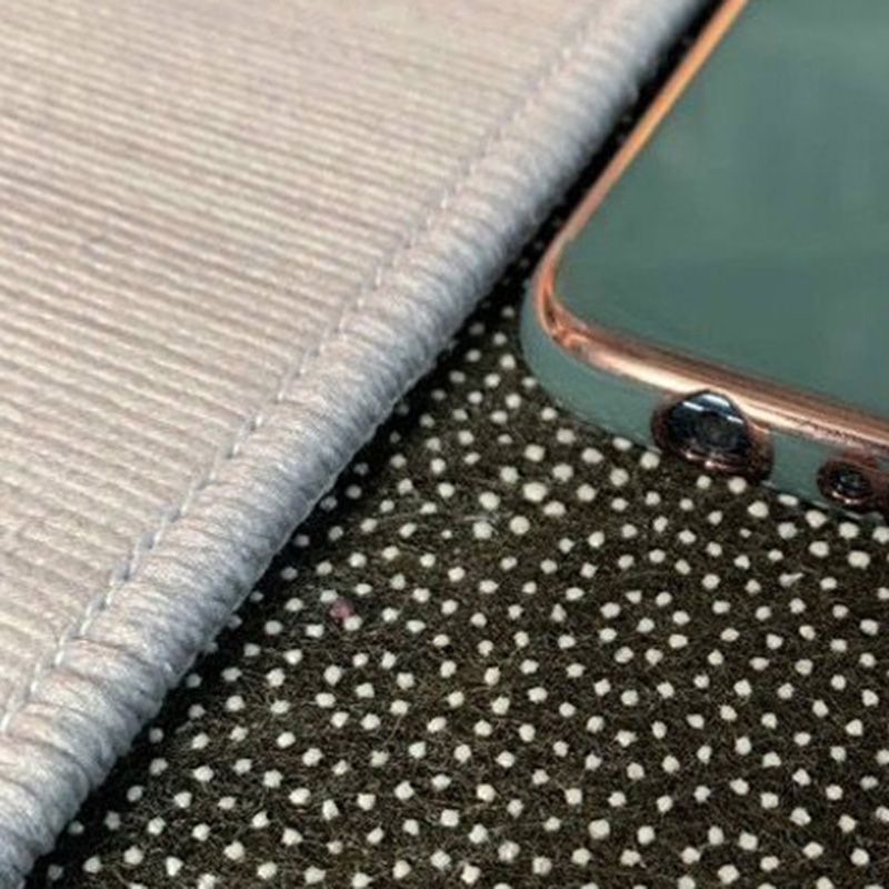 Orange Modern Rug Polyester Color Piece Rug Stain Resistant Rug for Living Room