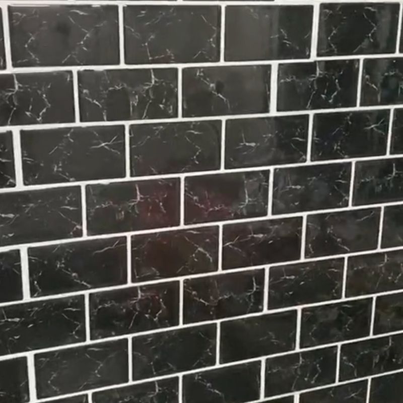 Plastic Peel & Stick Subway Tile Modern Simple Peel & Stick Subway Tile