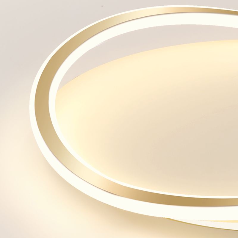 Nouveau Plafonnier LED moderne en métal à 1 lumière, luminaire décoratif de plafond, idéal pour une chambre à coucher ou une chambre à coucher