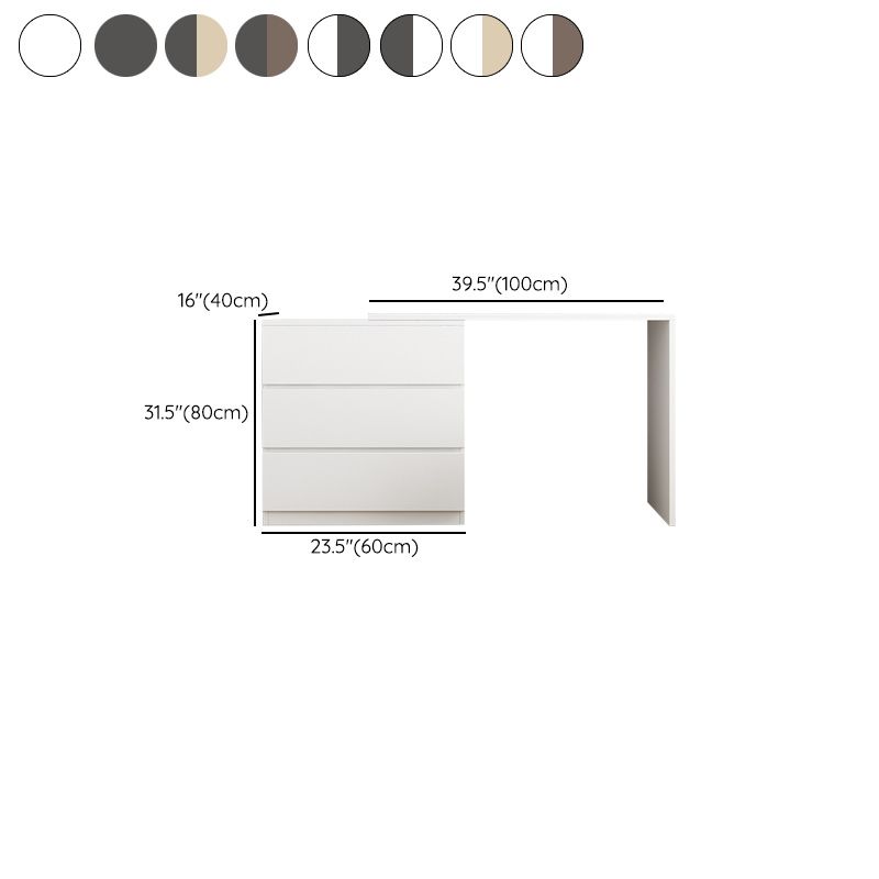 15.75" Wide Make-up Vanity Solid Wood Makeup Vanity Desk Table with Drawers