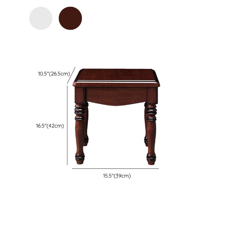 15" Wide Victorian Make-up Vanity Wooden Mirror Dressing Table