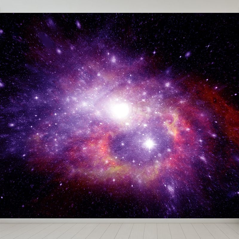 Purple Black Hole Mural Wallpaper for Decoration Modern Living Room Wall Covering