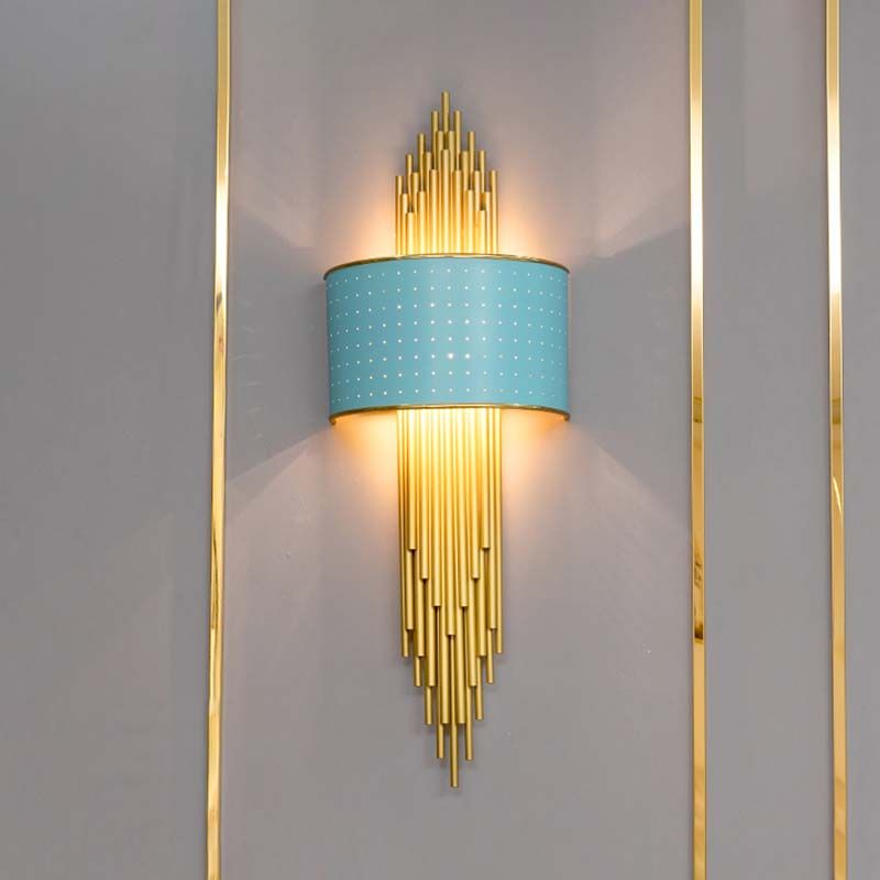 Iluminación de apliques de pared luz de metal de estilo moderno de estilo LED para dormitorio