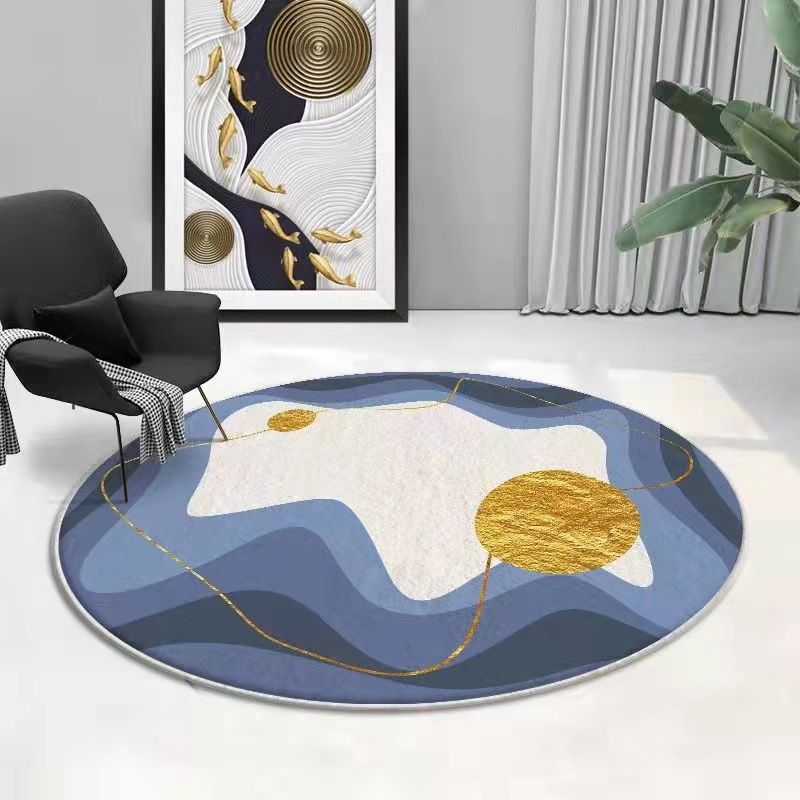 Zwart gradiënt helling tapijt polyester modern tapijt wasbaar tapijt voor woonkamer