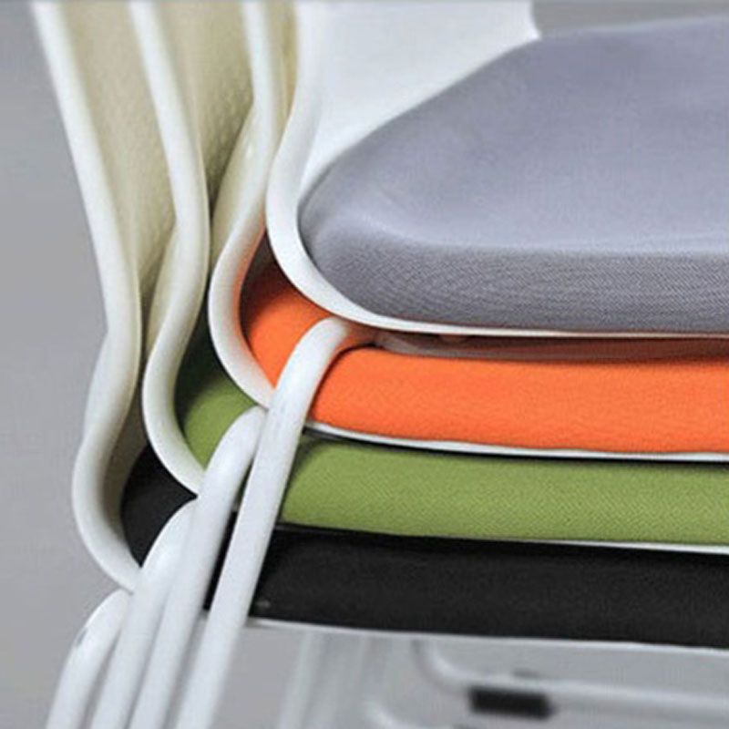 Modern Armless Upholstered Office Chair Plastic Ergonomic Office Chair