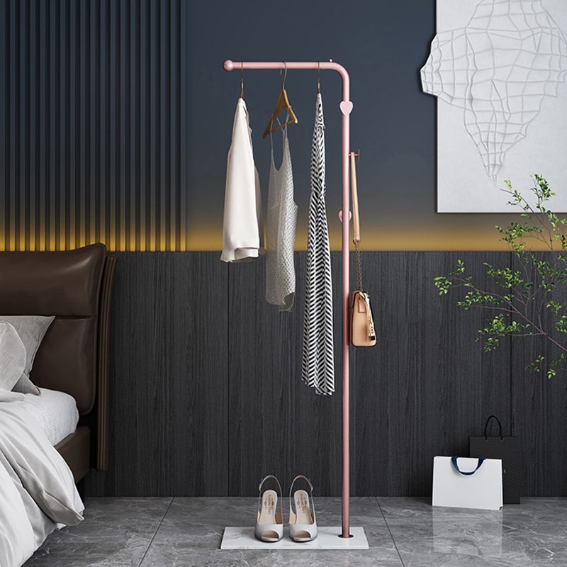 Contemporary Coat Rack Metal Framed with 3 Hooks Entry Hall Tree