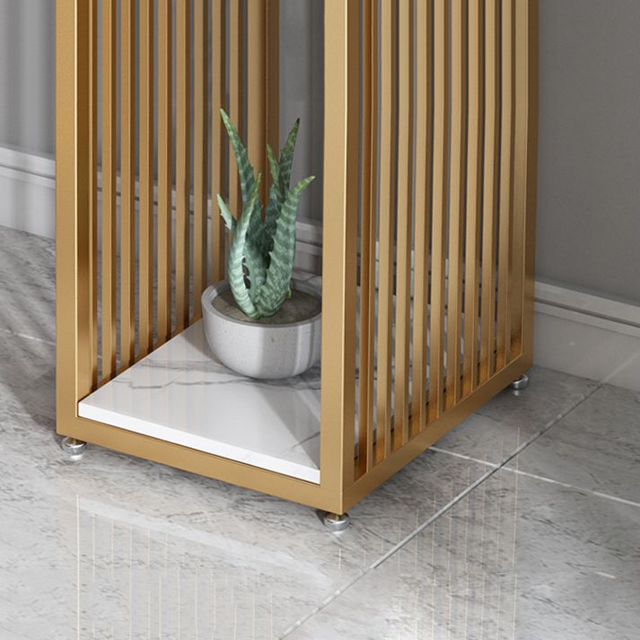 Indoor Glam Counter Height Set Rectangle 1/2/3 Pieces Marble Storage Bistro Set