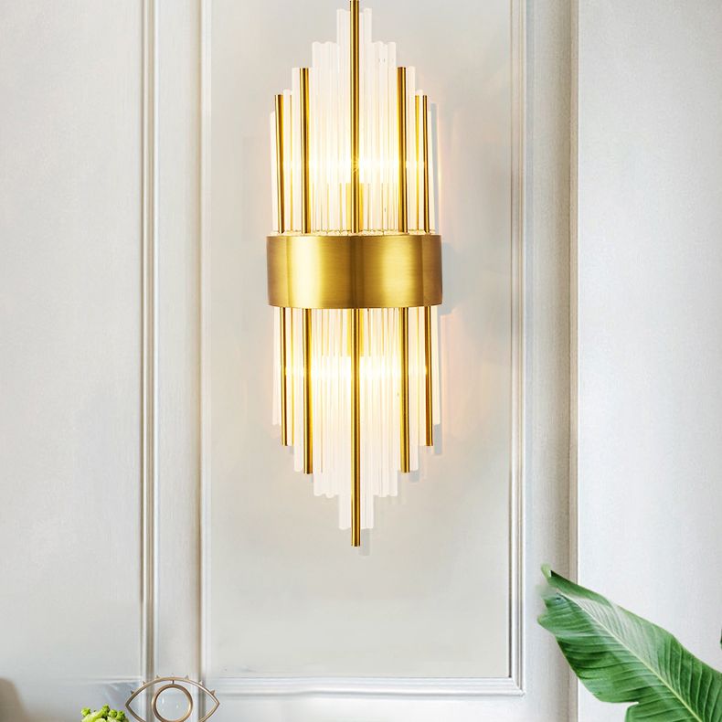 Moderne Röhrchen Wandmontierte Leuchte Glas 3 Lichter Wandleuchte Armaturen