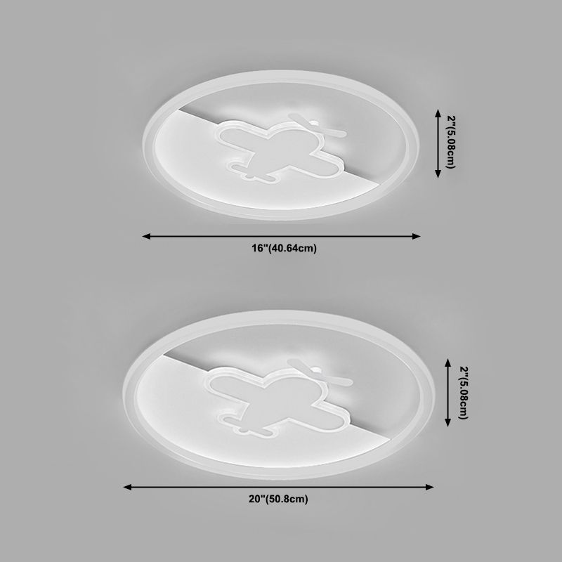 LED-plafondlamp van wit metaal, moderne stijl, inbouwlamp voor woonkamer