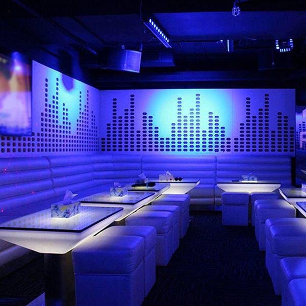 Polyethylene Square Table Industrial Style Restaurant Nightclub Bar Table