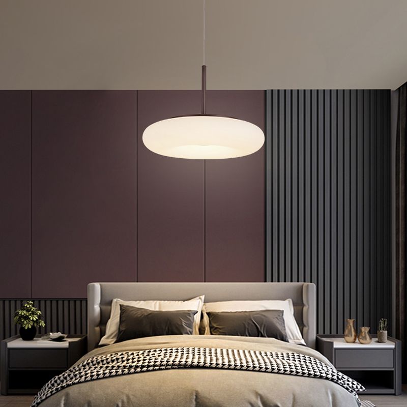 Salle de salle à manger circulaire LED PENDANT MÉTALLAL MINMINATION ÉCLAIR