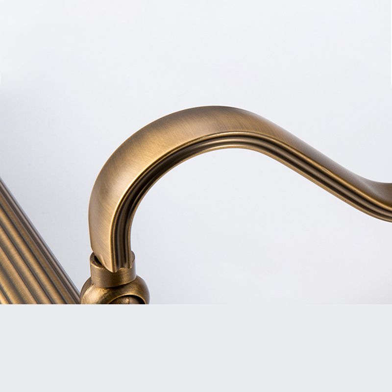 Modern Minimalist Brass LED Lamp Wall Lighting Ideas over Mirror for Bathroom