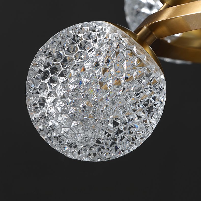 Multi -light sferische tak hangende lichten moderne stijl glas hangende verlichting