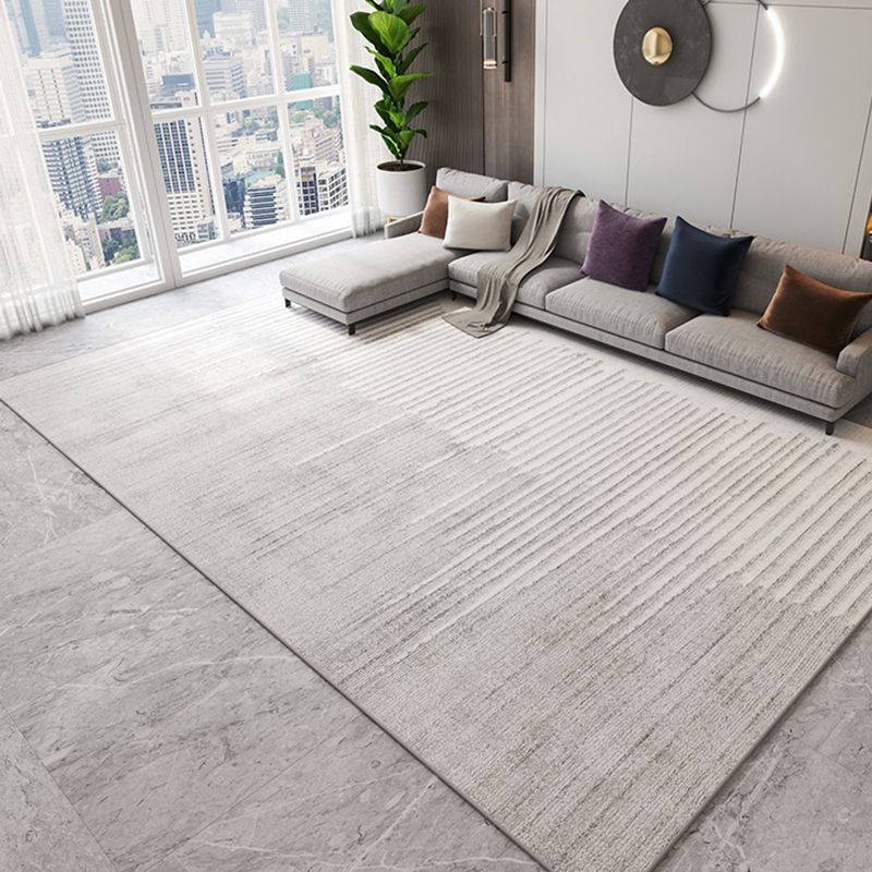 Light Brown Modern Rug Blending Color Piece Rug Washable Rug for Living Room