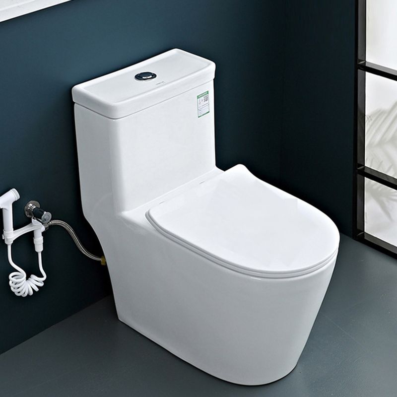 Contemporary 1 Piece Flush Toilet Floor Mounted Urine Toilet (Spray Gun not Included)