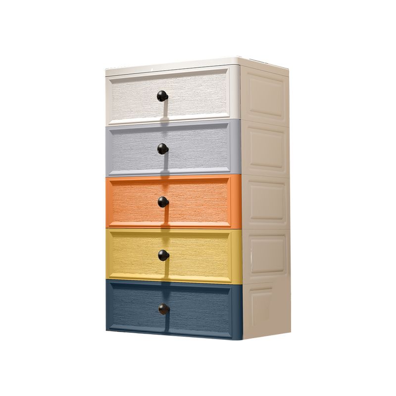 Non-Hanging Wardrobe Armoire with Drawer Plastic Storage Cabinet Wardrobe