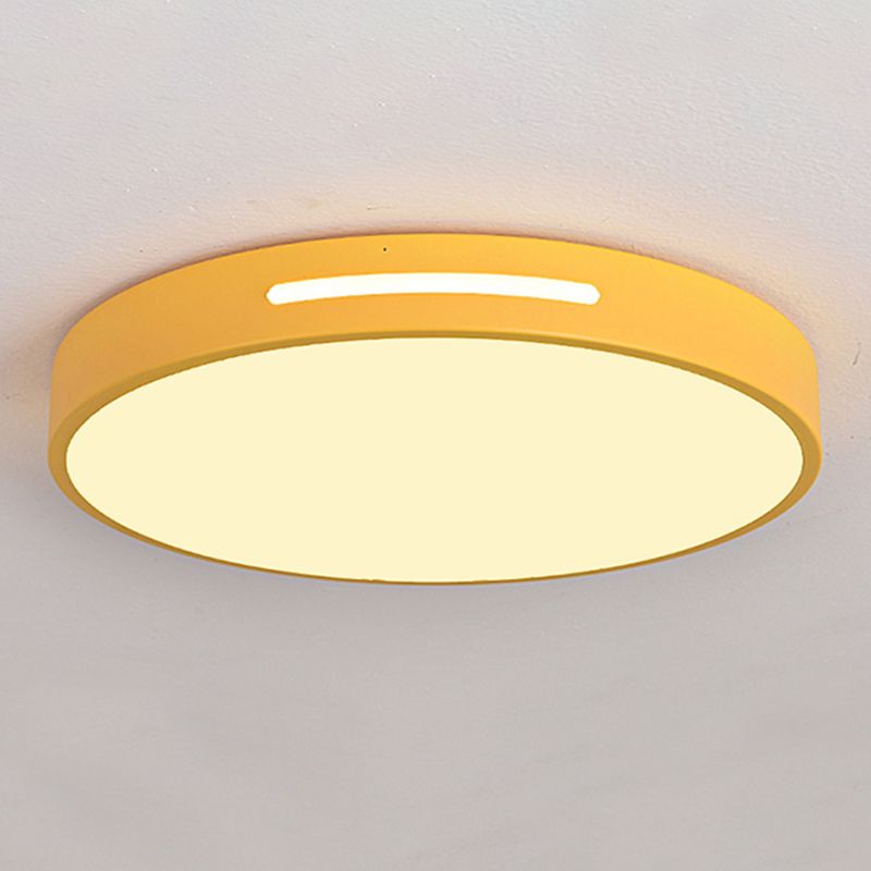 Modern Simple Style Ceiling Lamp Round Shape LED Flush Mount Light Fixtures