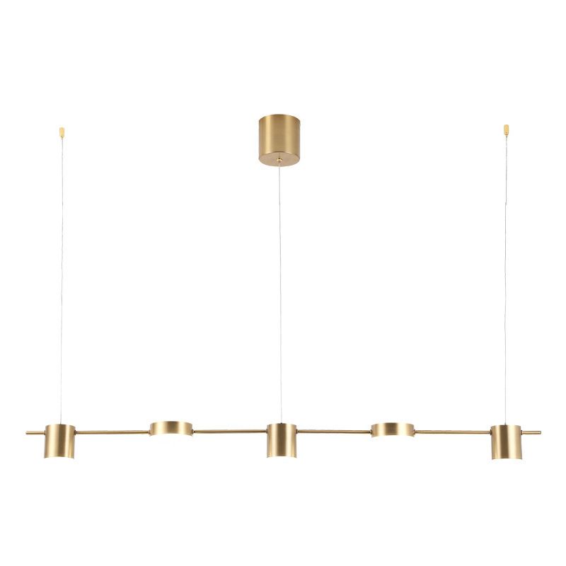 Luci a sospensione dell'isola cilindro Ultra-Contemporanea Isola Acrilico Luci a sospensione per ristorante