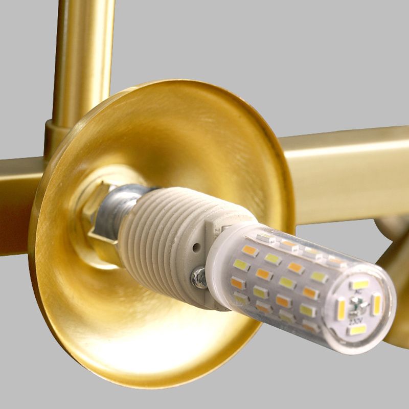 Spherical Shape Island Pendant Modern Style Glass Multi Lights Island Lighting for Bedroom