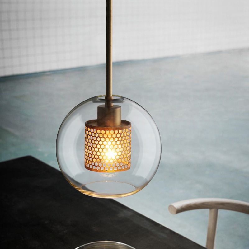 Verre pendante suspendue