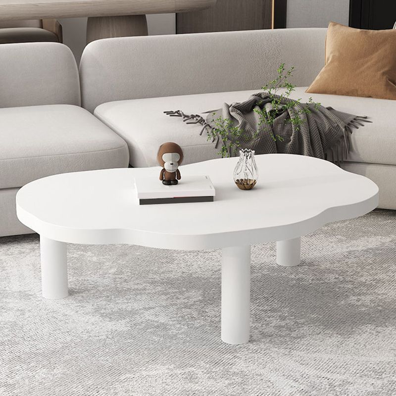 Nordic Style Free Shape Solid Wood 3 Legs Base Design Coffee Table