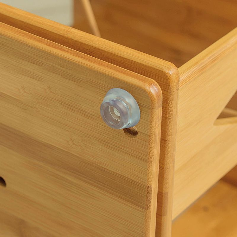 Modern Open Back Vertical Bookshelf Engineered Wood Bookcase for Study Room