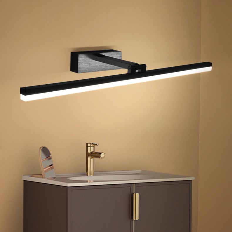 Acrylique linéaire de lampe murale applique minimalisme minimalisme luminaire luminaire pour la salle de bain