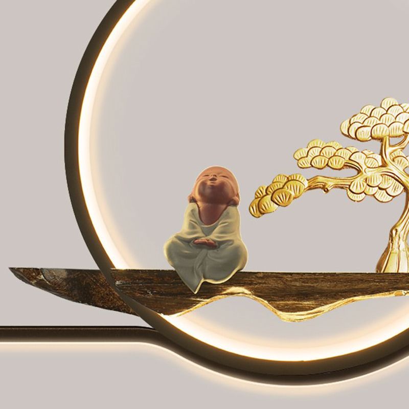 Luces de isla de forma lineal de estilo moderno Metal Dos accesorios de iluminación colgante