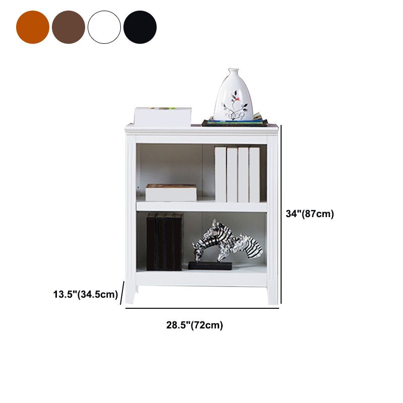 Modern Style Standard Bookshelf Solid Wood Shelf Bookcase for Home