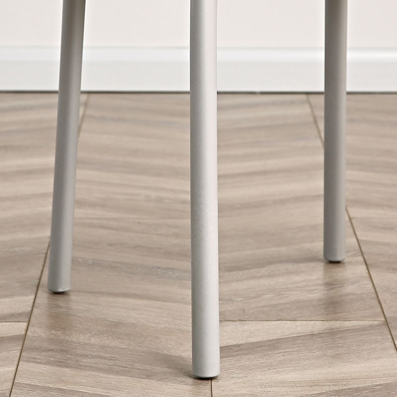 Open Back Dining Side Chair Plastic Side Chair for Kitchen Use