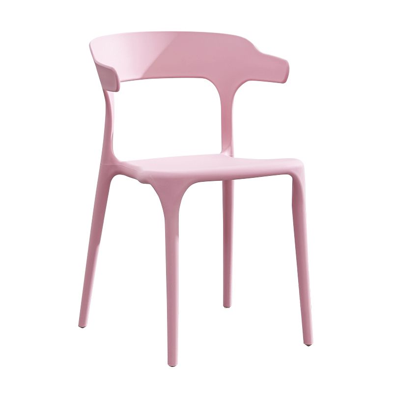 Plastique moderne Open Doss Dining Claid 30 "H Chaise de salle à manger pour chambre de restaurant