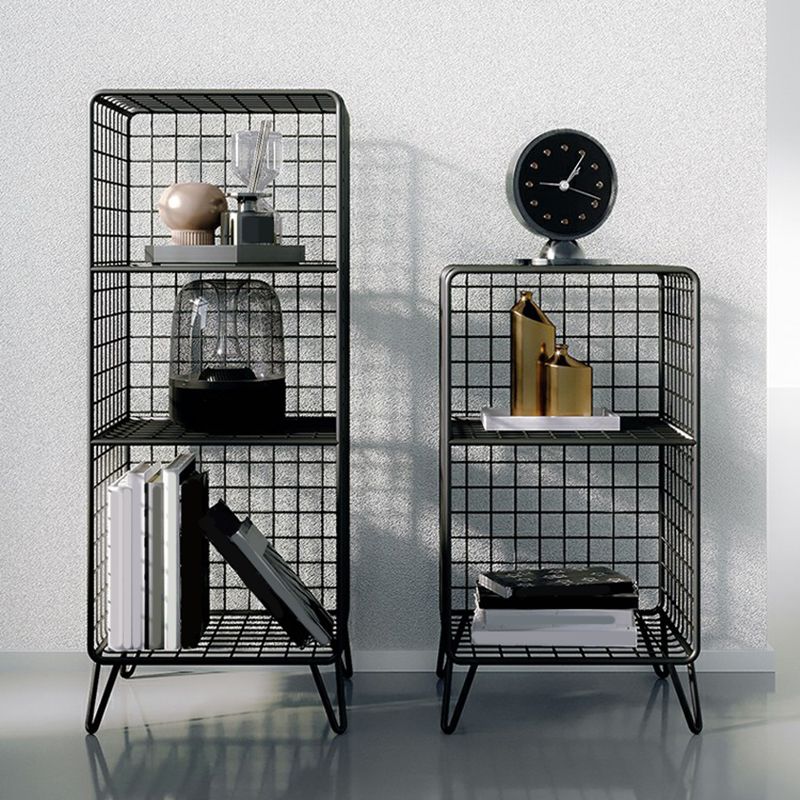 Glam Shelf Bookcase Metal Closed Back Book Shelf for Home Office