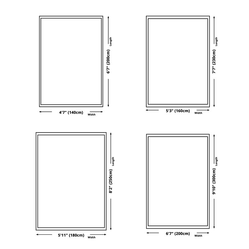 Light Pink Casual Carpet Polyester Line Carpet Washable Carpet for Living Room