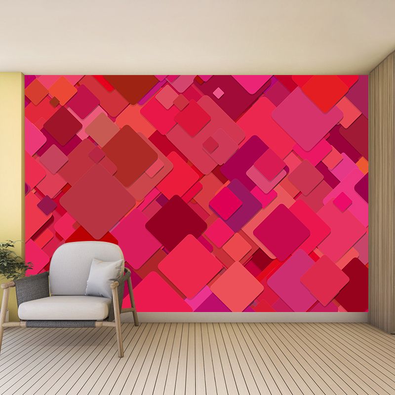 Minimalism Geometry Wall Mural Illustration Square Home Decoration