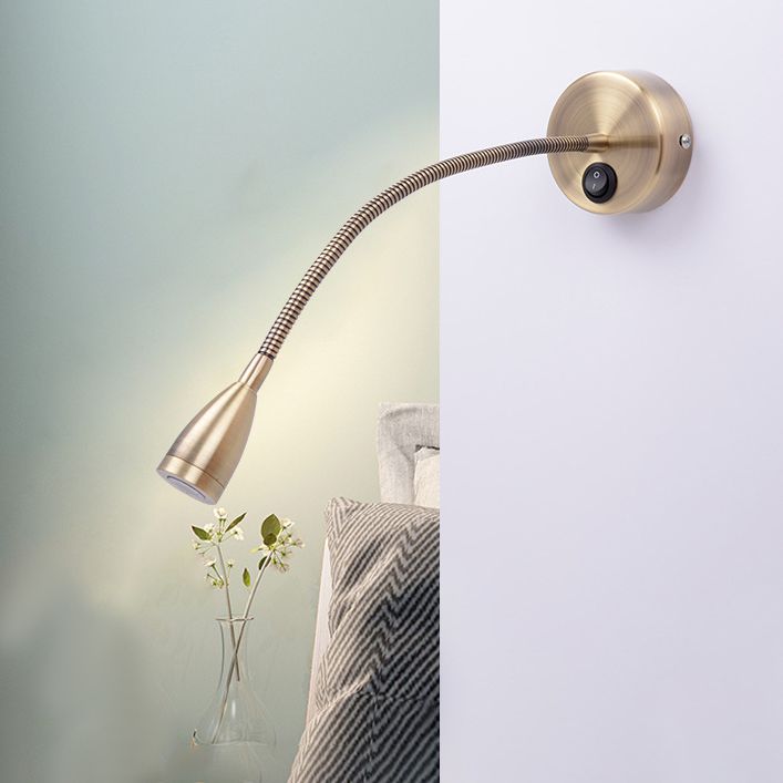 Metal Wall Light Sconces Minimalism 1 Light Wall Mounted Lamp
