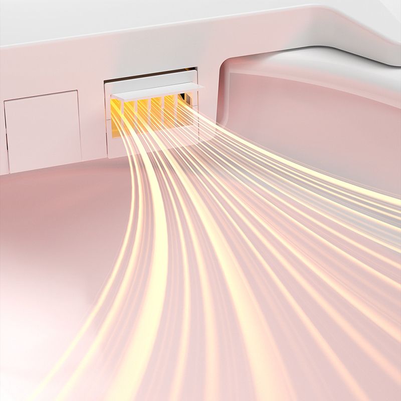 Elongated All-In-One Toilet Bowl Siphon Jet Contemporary Toilet