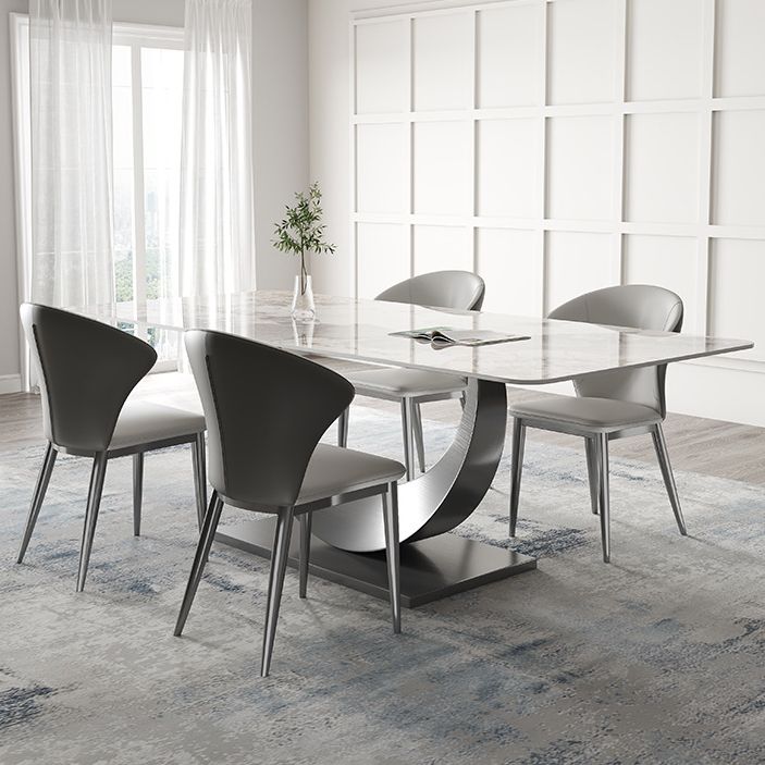 1/4/5/7/8 Pieces Modern Dining Room Set Rectangle Table Dining Set