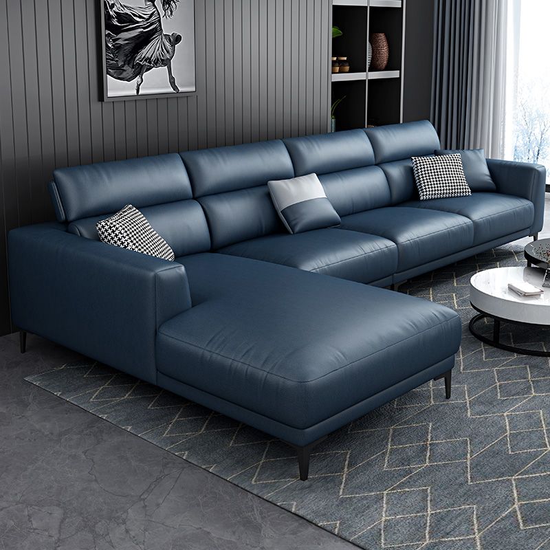 Adjustable Sectional 35.43" H Stain Resistant Square Arm Sectional