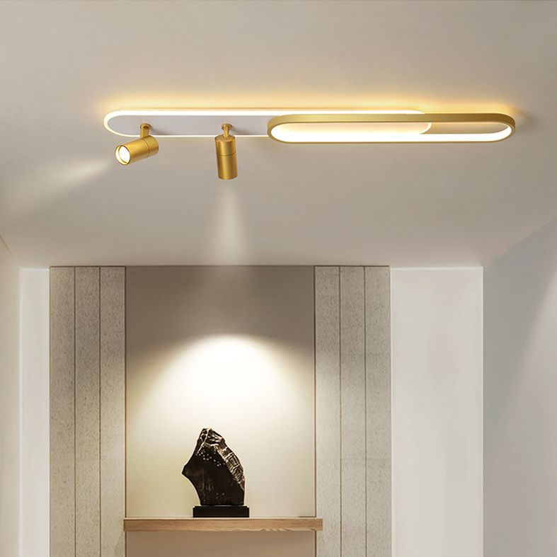 Ultra-dunne Lineaire Flush Mount Metal LED New Modern Flush Ceiling Light voor de Hallway