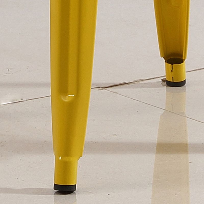 Industrial Backless Counter Stool Metal Counter Height Stools